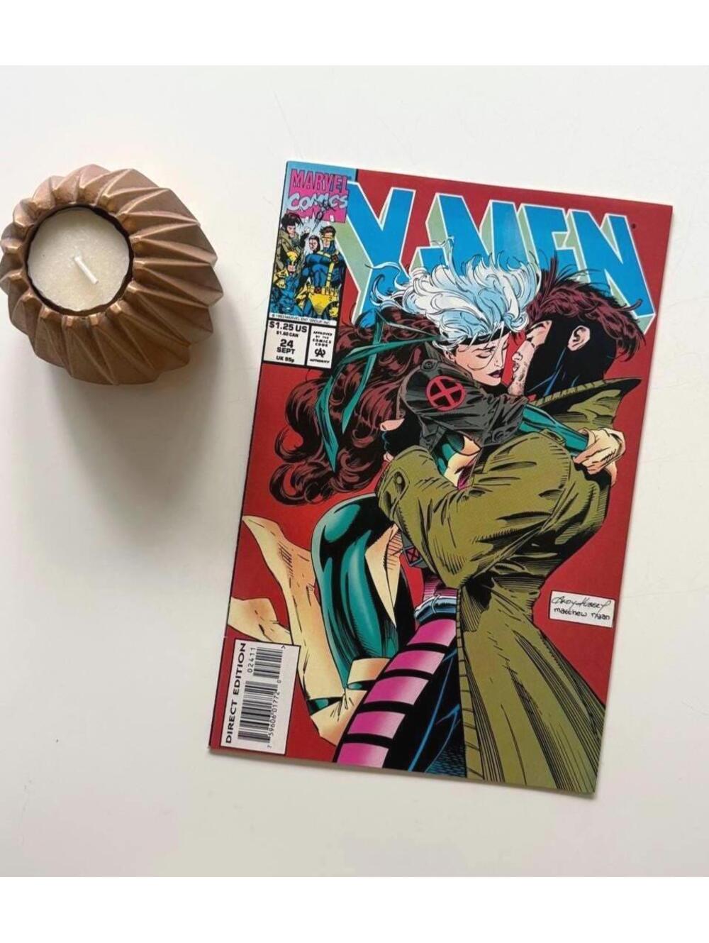X-Men #24 | Rogue and Gambit | Cult Kiss Cover - Comic book 1993